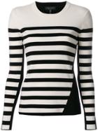 Rag & Bone Striped Knitted Sweater - Black