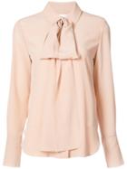 Chloé Pussybow Blouse - Nude & Neutrals