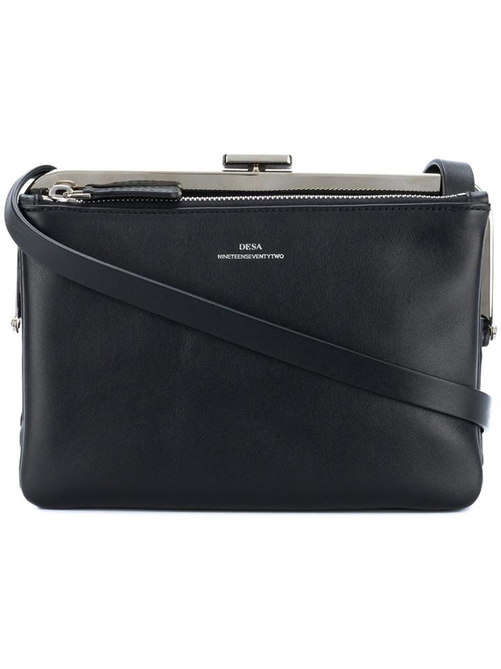 Desa 1972 Clasp Shoulder Bag - Black