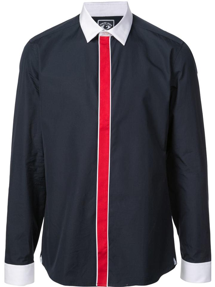 Kenzo Contrast Stripe Shirt - Blue