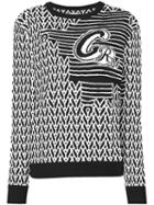 Opening Ceremony - Umd X Opening Ceremony Crew Jumper - Women - Merino - L, Black, Merino