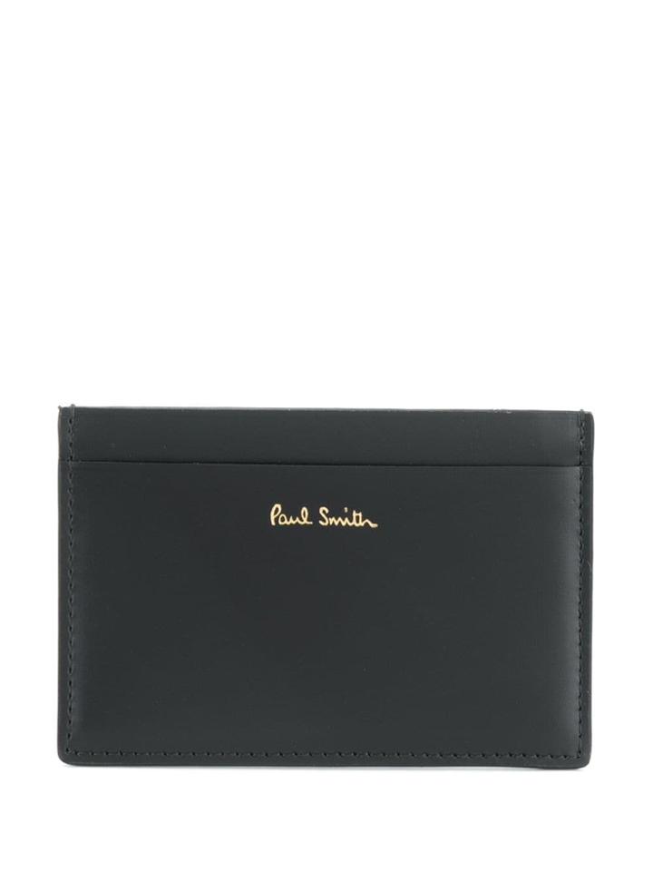 Paul Smith Camera Print Card Holder - Black