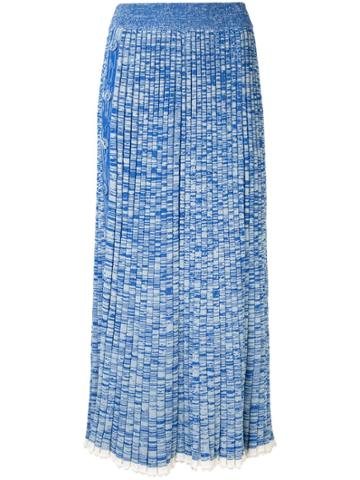 Christopher Esber Pleated Skirt - Blue