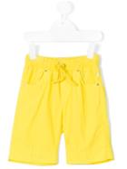 Il Gufo - Drawstring Shorts - Kids - Cotton/spandex/elastane - 10 Yrs, Yellow/orange