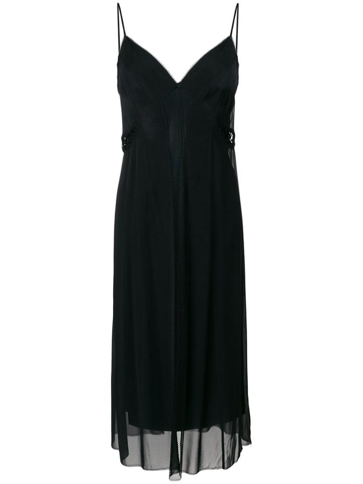 Rag & Bone Panelled Slip Dress - Black