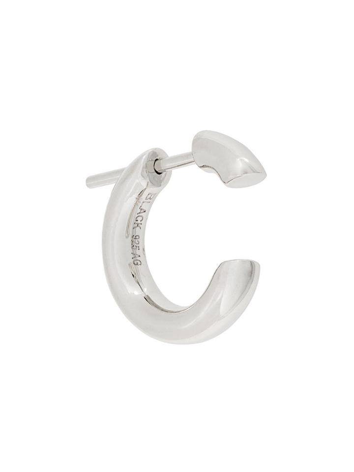 Maria Black Distrupted 14 Hoop Earring - Metallic