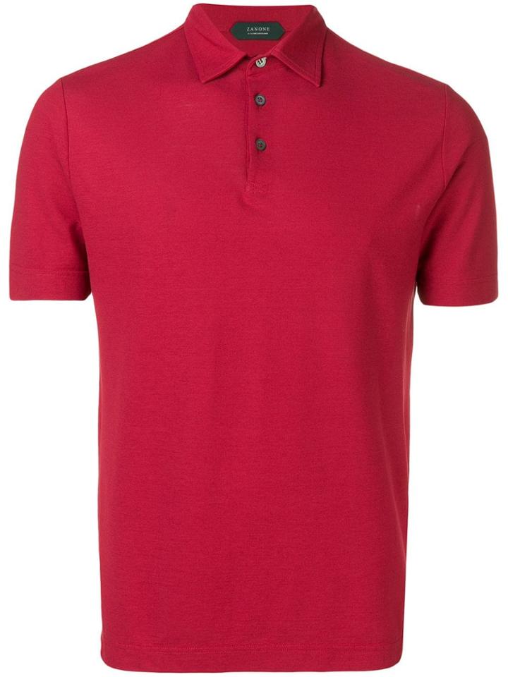 Zanone Slim-fit Polo Shirt - Red