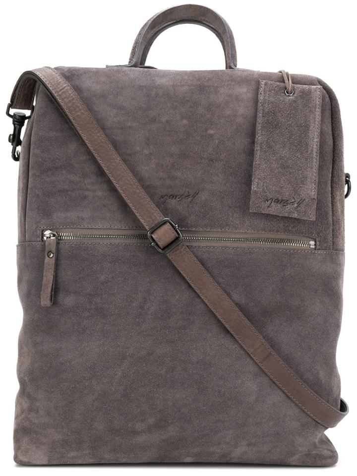 Marsèll Rectangular Shaped Backpack - Grey
