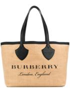 Burberry Carry-all Logo Tote - Nude & Neutrals