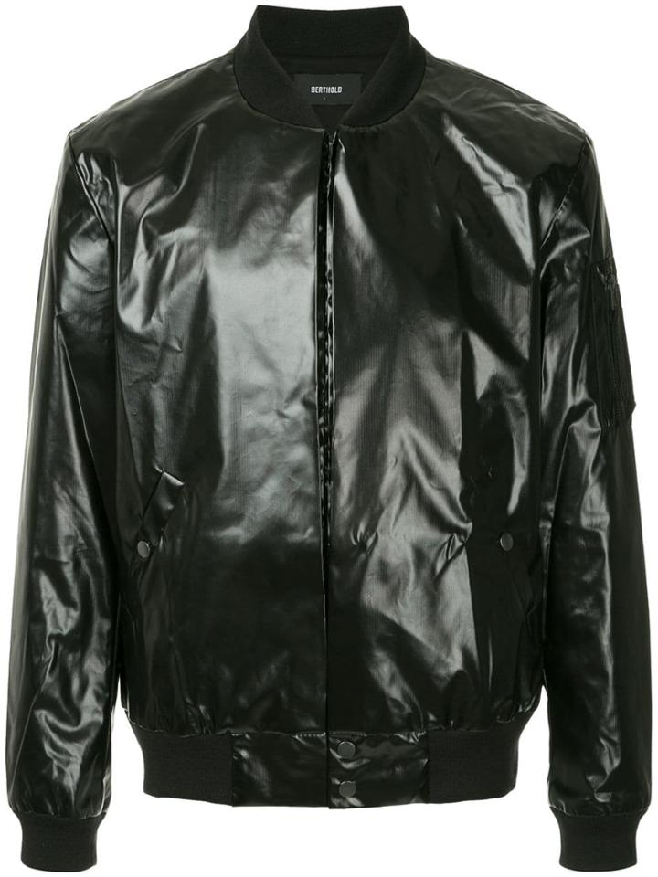 Berthold Slim-fit Bomber Jacket - Black