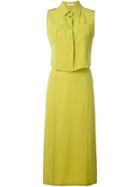 Prada Vintage Skirt And Blouse Suit - Green