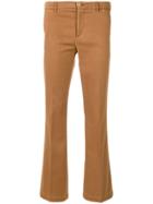 Pt01 Skinny Fitted Trousers - Brown