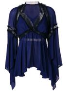 Plein Sud Asymmetrical Blouse - Blue