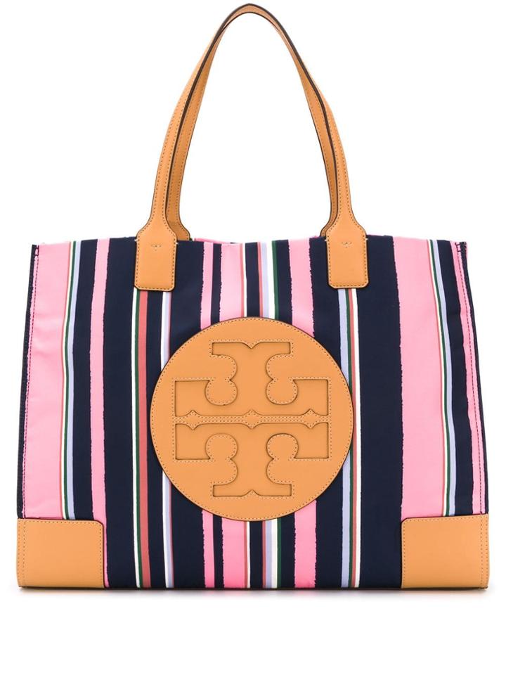 Tory Burch Striped Tote - Blue