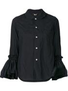 Comme Des Garçons Comme Des Garçons Bell Sleeve Shirt - Black