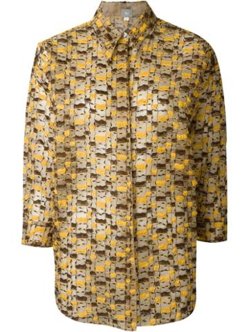 Jupe By Jackie Sheer Embroidered Shirt