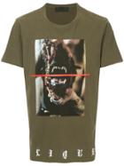 Rh45 Doberman Print T-shirt - Green