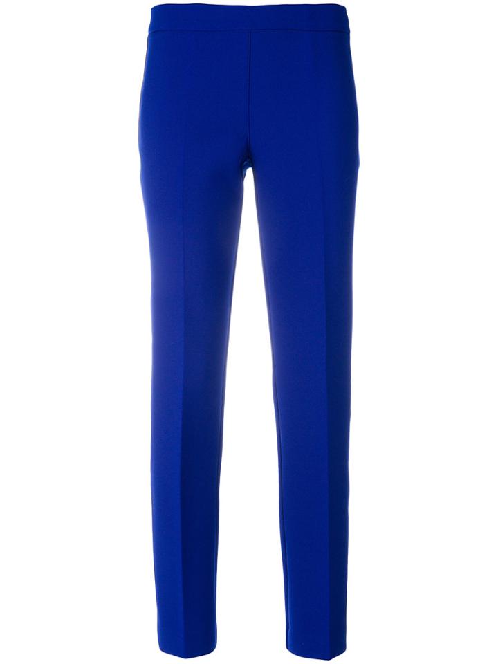 Alberta Ferretti Classic Tailored Trousers - Black