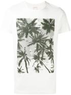 Htc Hollywood Trading Company Palm Tree Print T-shirt, Men's, Size: Medium, White, Cotton