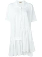 Peter Jensen Asymmetric Polo Shirt Dress