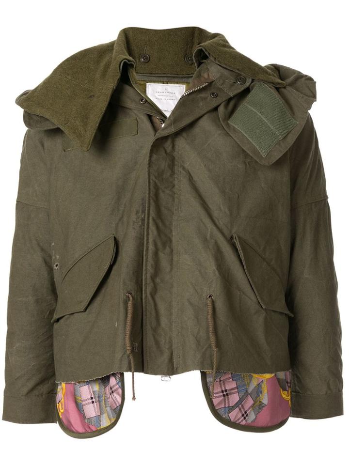 Readymade Layered Style Jacket - Green