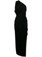 A.n.g.e.l.o. Vintage Cult Single Shoulder Long Dress - Black