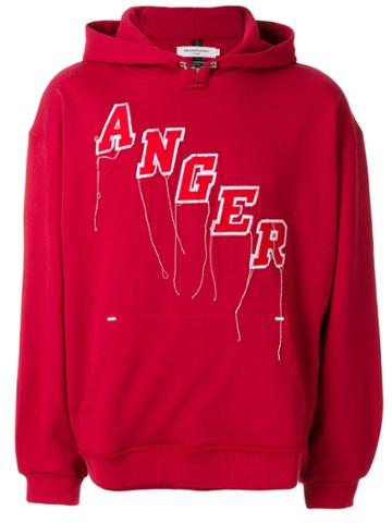 Mr. Completely Anger Embroidered Hoodie