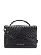 Karl Lagerfeld Quilted-effect Tote Bag - Black
