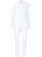 Alexander Wang Flight Jumpsuit, Women's, Size: 4, White, Cotton/nylon