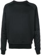 Just Cavalli Animal Sleeve Print Sweatshirt - Black