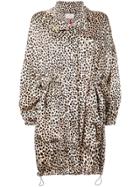 L'autre Chose Leopard Print Coat - Neutrals