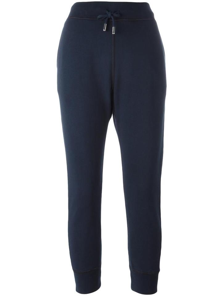 Dsquared2 Visor Woman Track Pants, Women's, Size: Small, Blue, Cotton