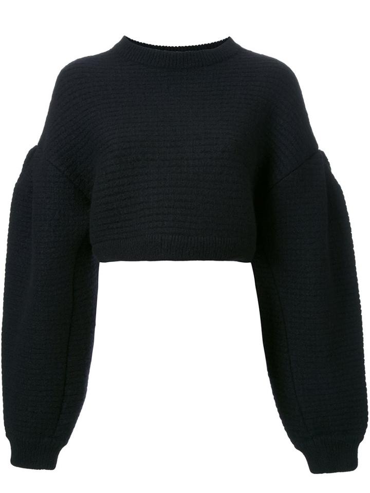 Irene 'boil Waffle' Sweater, Women's, Size: 36, Black, Nylon/wool/alpaca