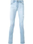 Hl Heddie Lovu Bleach Skinny Jeans, Men's, Size: 29, Blue, Cotton/polyurethane