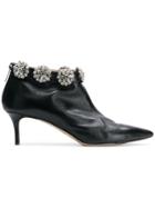 Christopher Kane Diamond Cluster Ankle Boots - Black
