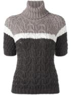 P.a.r.o.s.h. 'lany' Knit Top, Women's, Size: Medium, Grey, Wool