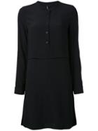 Woolrich - Buttoned Front Dress - Women - Viscose - L, Blue, Viscose