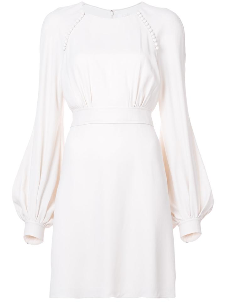 Chloé Bell Sleeved Skater Dress - White