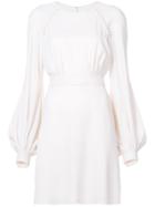 Chloé Bell Sleeved Skater Dress - White