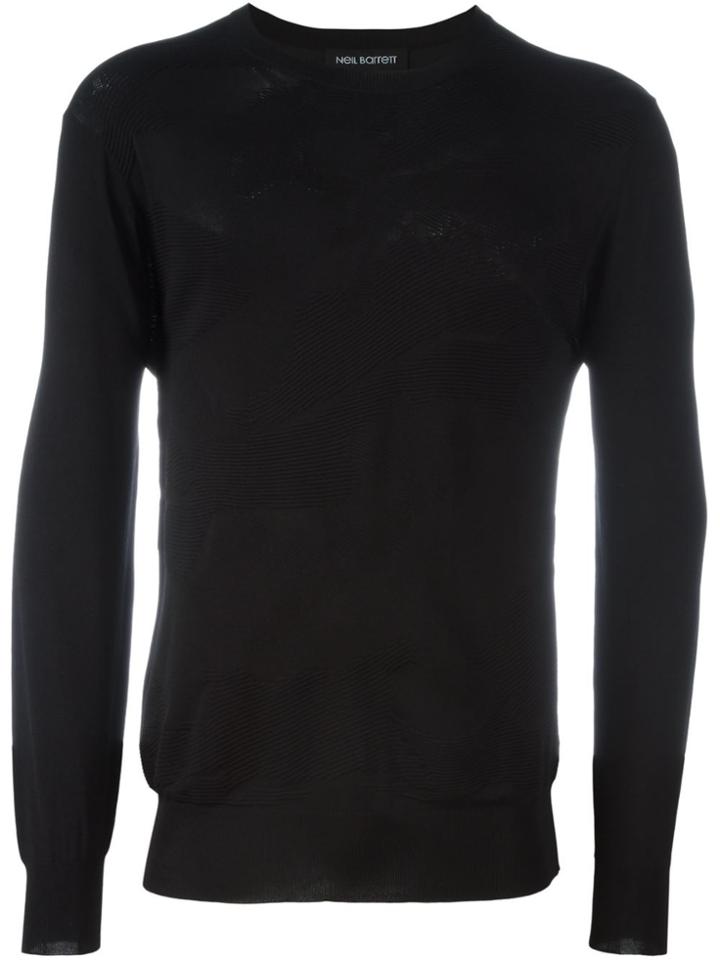 Neil Barrett Crew Neck Jumper - Black