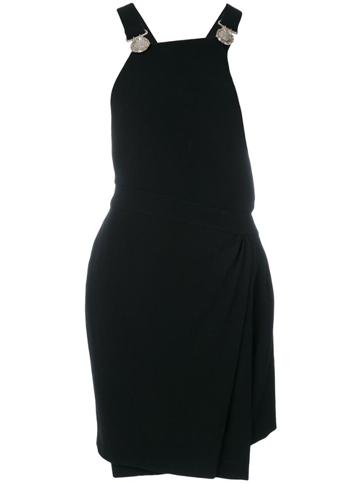 Versace Vintage Asymmetric Dress - Black