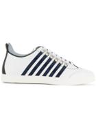 Dsquared2 Striped Side Sneaker - White