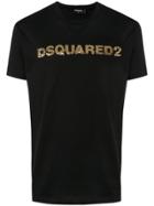 Dsquared2 Sequinned Logo T-shirt - Black