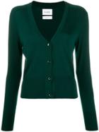 Barrie V-neck Cashmere Cardigan - Green