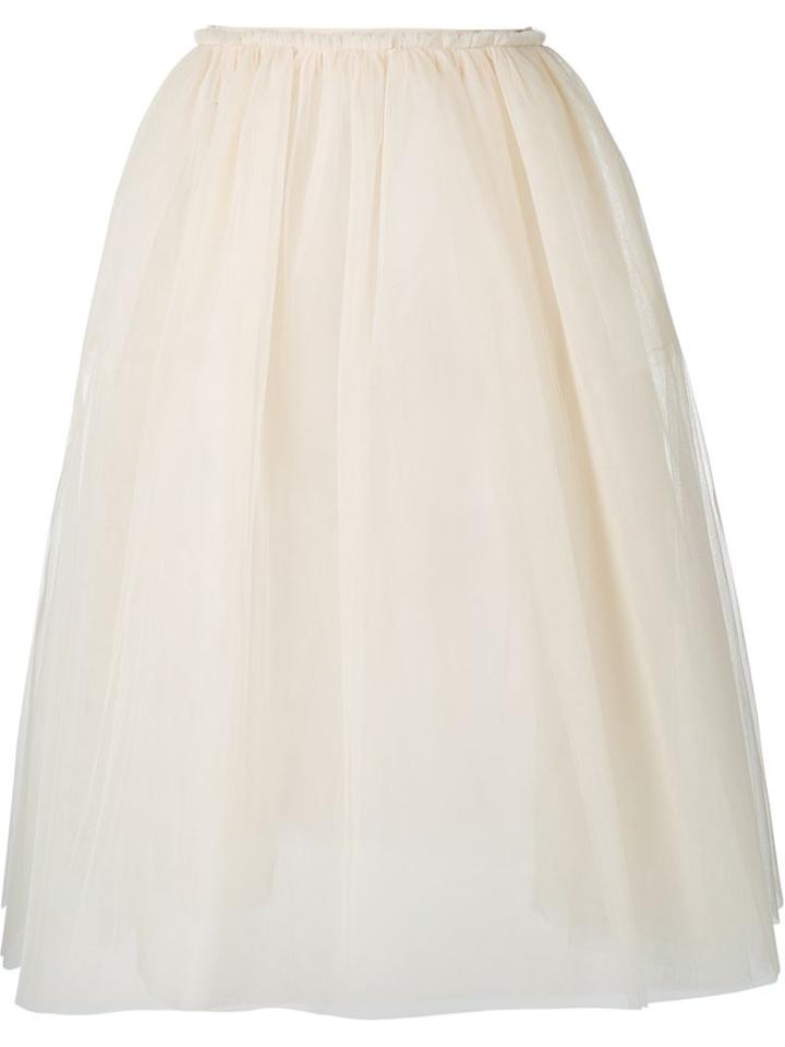 Golden Goose Deluxe Brand A-line Tulle Midi Skirt