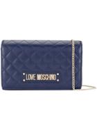 Love Moschino Quilted Crossbody Bag - Blue