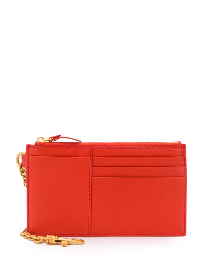 Bottega Veneta Keychain Purse - Red