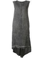 Isaac Sellam Experience Crease Effect Asymmetric Dress - Grey