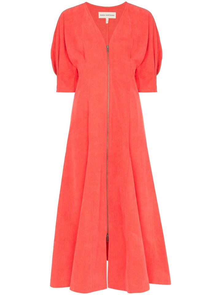Mara Hoffman Sophie Puff-sleeve Dress - Red