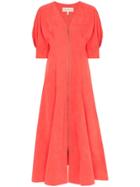 Mara Hoffman Sophie Puff-sleeve Dress - Red